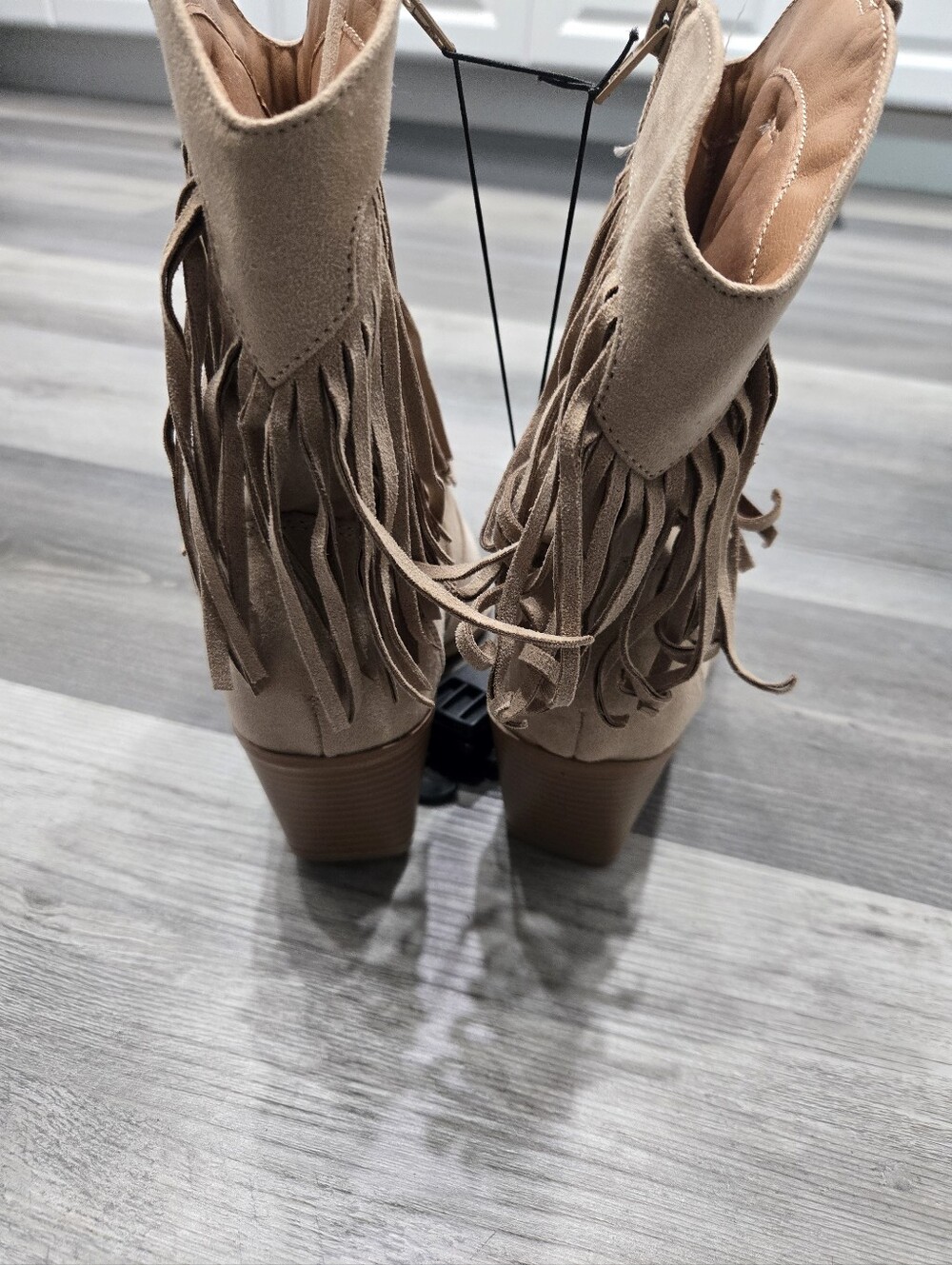 Time and Tru faux suede western booties - Picture 6 of 7